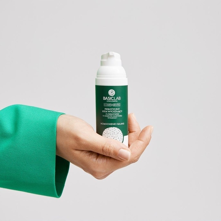 BasicLab Prebiotyczny Krem Wyciszający 50ml Długotrwałe Nawilżenie