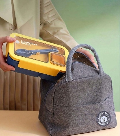 TERMOS OBIADOWY NA ZUPE DRUGIE DANIE SZTUĆCE LUNCHBOX + TORBA 6W1