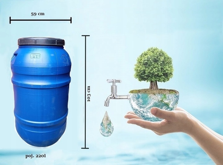 Beczka Plastikowa Beczki Pojemniki 200l 220l