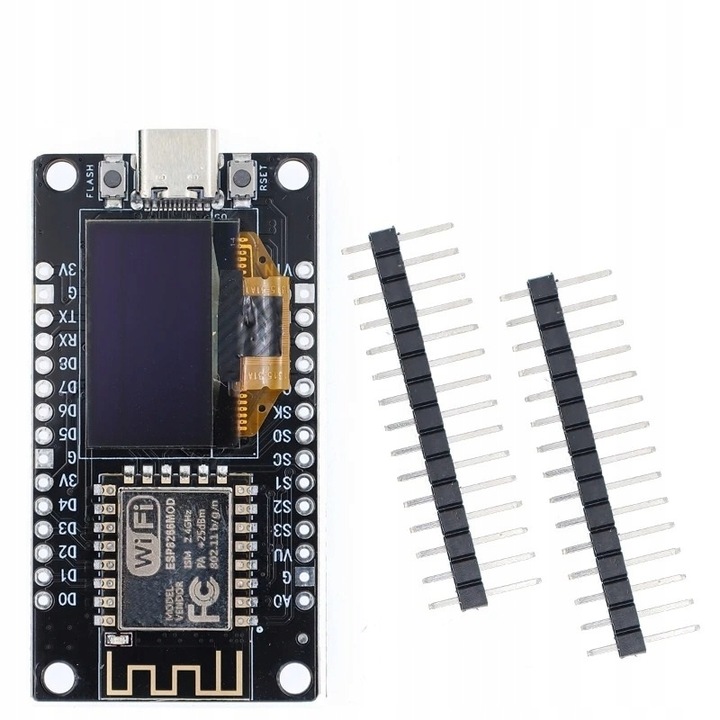 ESP8266 NODEMCU V3 OLED 0.96 128X64 Z USB-C DO ARDUINO IDE / MICROPYTHON