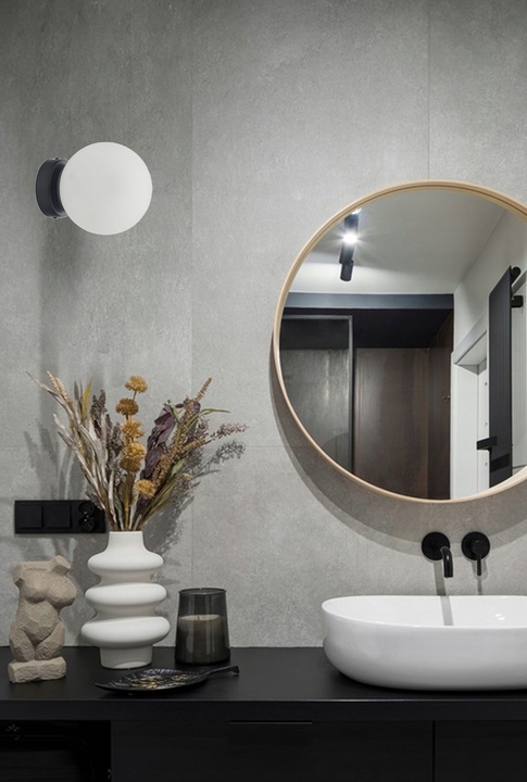 KLOSZ DO LAMPY SUFITOWEJ WISZĄCEJ PODŁOGOWEJ NOCNEJ SZKLANA KULKA E27