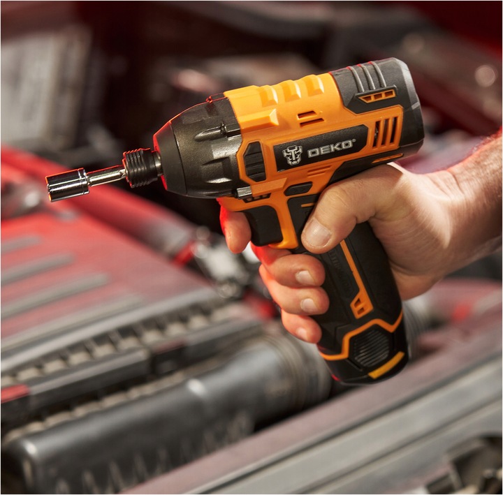 ZAKRĘTARKA UDAROWA AKUMULATOROWA KLUCZ UDAROWY 12V 100NM 1/4" BITY