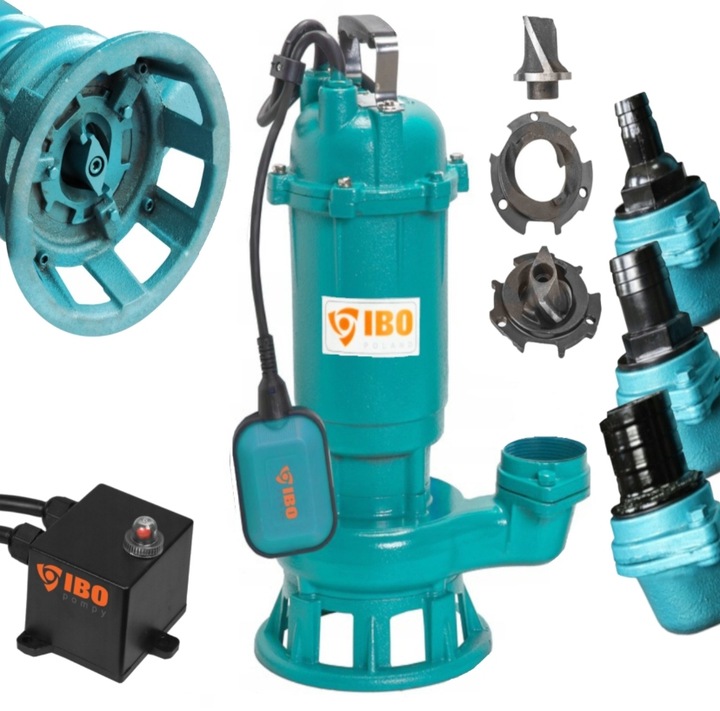 FURIAT 1500 POMPA DO SZAMBA BRUDNEJ CZYSTEJ WODY Z ROZDRABNIACZEM +