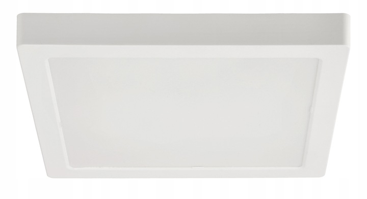 Plafon LED Lampa Sufitowa Natynkowa 24W 2640lm 4000K Biała Kwadrat