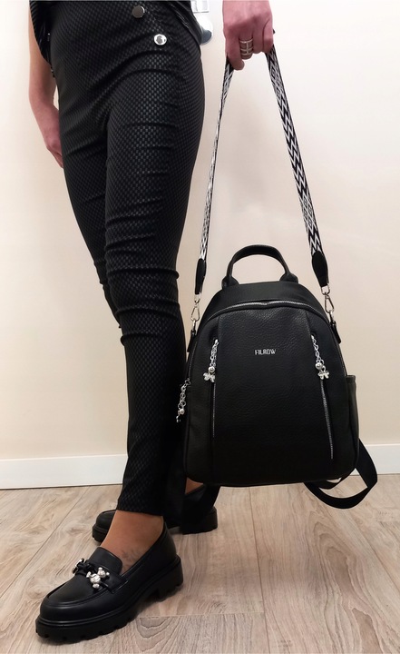 TOREBKO - PLECAK DAMSKI TOREBKA 2W1 MIEJSKA KLASYCZNA