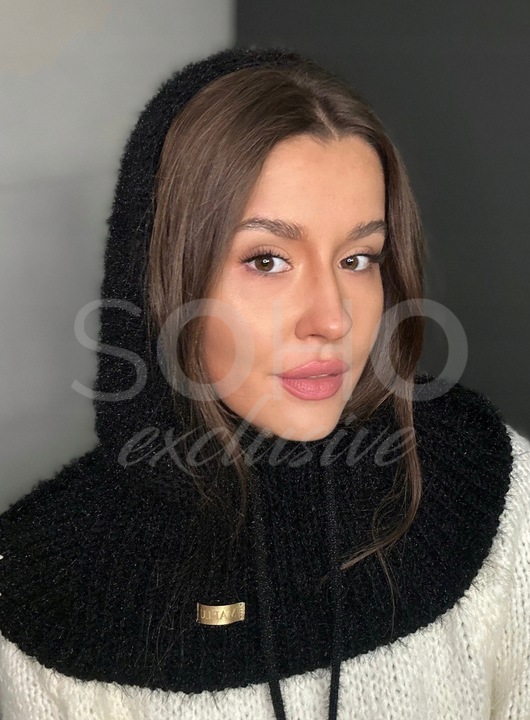 BALACLAVA CZAPKA KAPTUR KOMINIARKA GOLF UNISEKS MIĘKKI CIEPŁY MODNY K