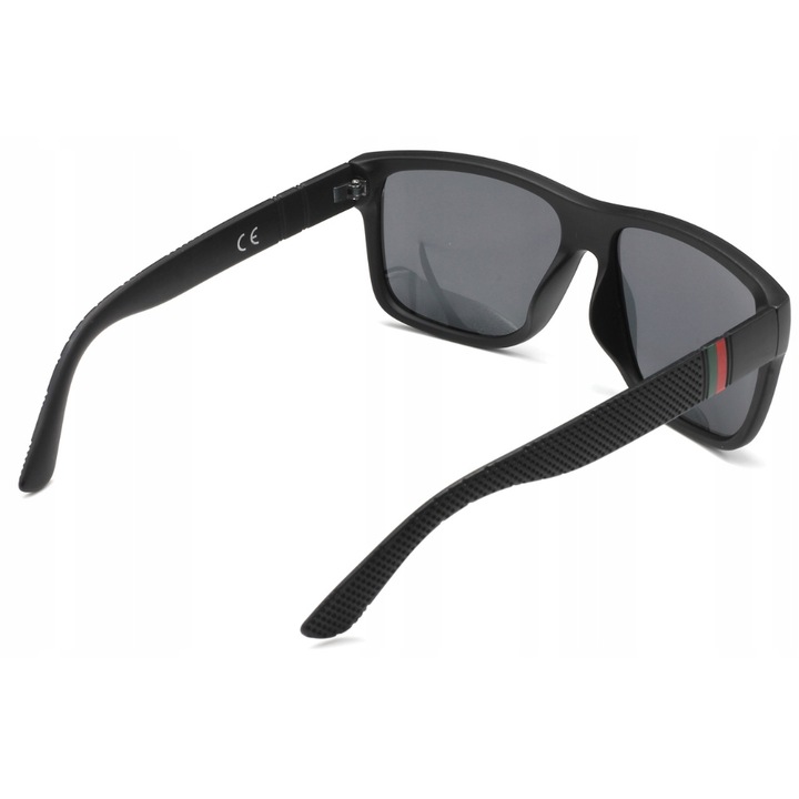 OKULARY PRZECIWSŁONECZNE MĘSKIE POLARYZACYJNE Z ETUI GRATIS DUŻE CZARNE