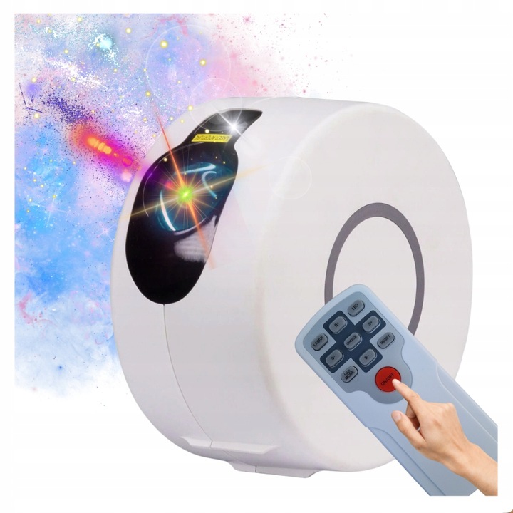 PROJEKTOR GWIAZD Lampka Nocna Rzutnik Dla Dzieci Led Laserowy AURORA