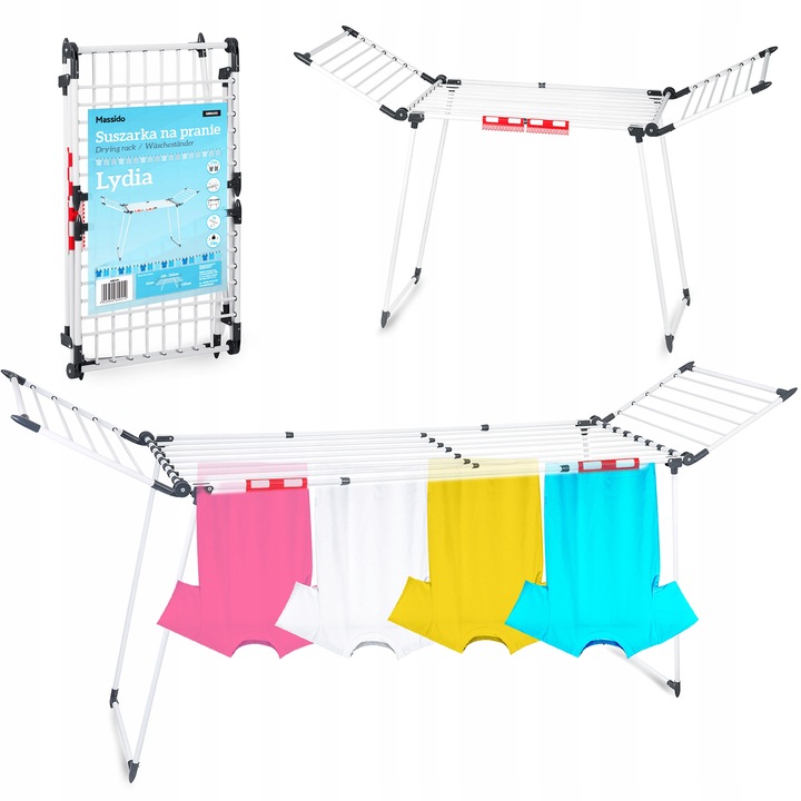 SUSZARKA NA PRANIE DO UBRAŃ TELESKOPOWA 27m XXXL