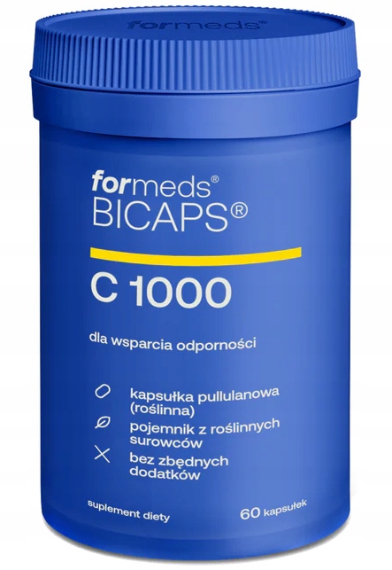 FORMEDS BICAPS WITAMINA C 1000mg CZYSTA 60kap