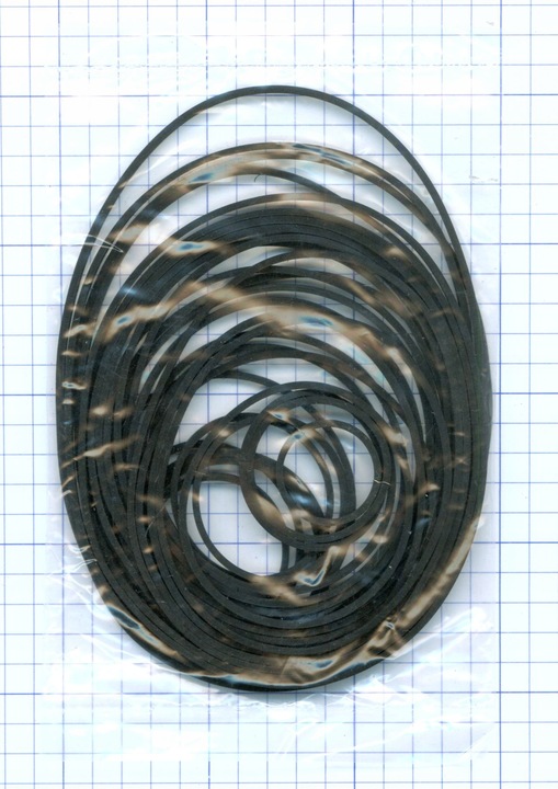 (30 szt.) ZESTAW PASKÓW NAPĘDOWYCH 1,2mm x 1,2mm - RÓŻNE ŚREDNICE