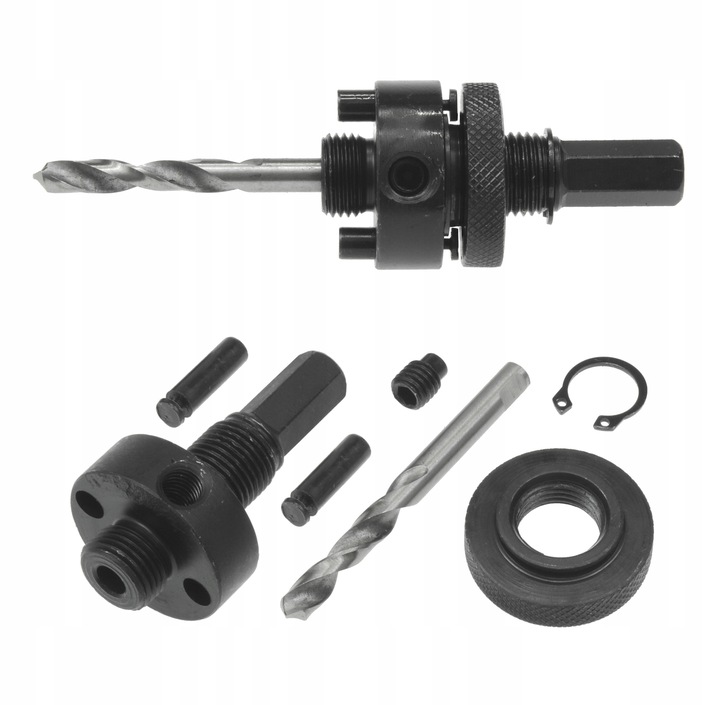 ZESTAW OTWORNIC DO METALU DREWNA BIMETALOWYCH BI-METAL 17 ELEMENTÓW