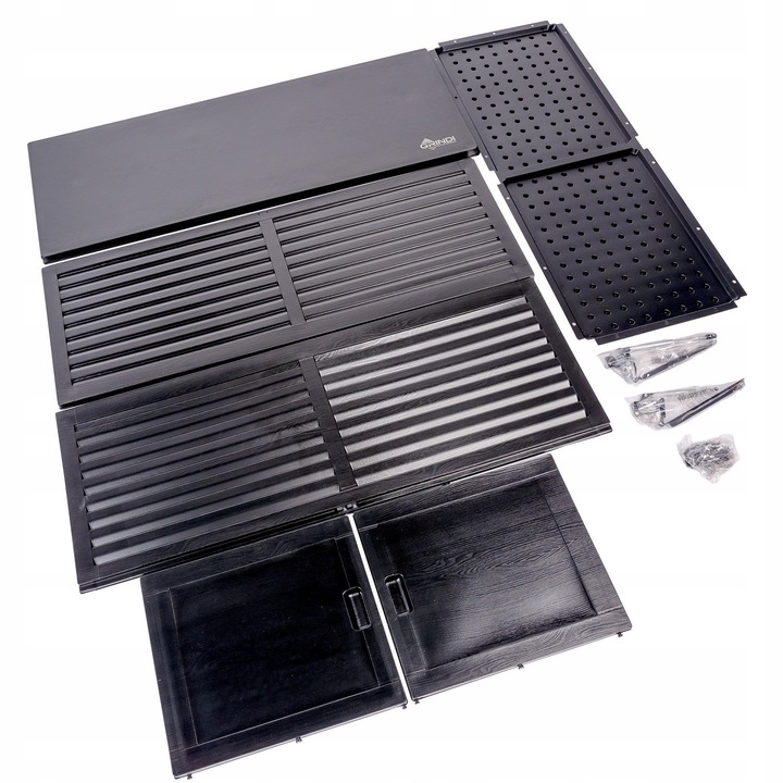 Skrzynia ogrodowa - Larus 390 litrów - czarna