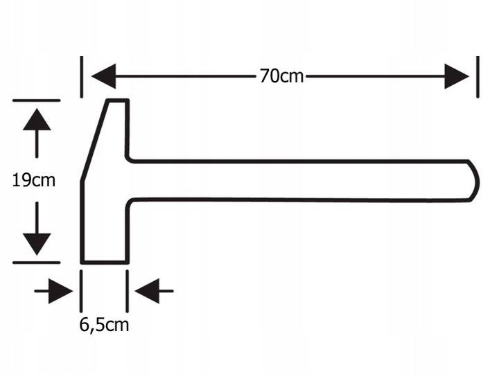 MŁOTEK MŁOT BUDOWLANY ŚLUSARSKI 5kg RĘCZNIE KUTY