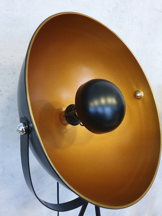 Lampa PODŁOGOWA stojąca TRÓJNÓG abażur 155cm E27