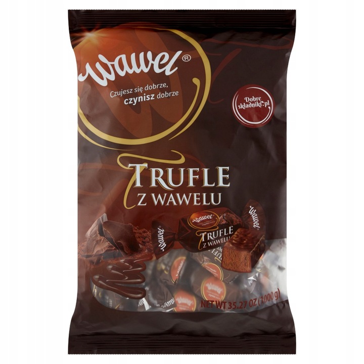 Cukierki Trufle w czekoladzie 1 kg 1000 g Wawel