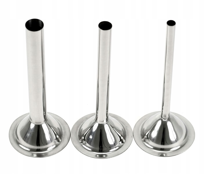 Zestaw LEJKÓW Maszynki nr 32 do Nadziewania Kiełbasy LEJKI 3x Lejek