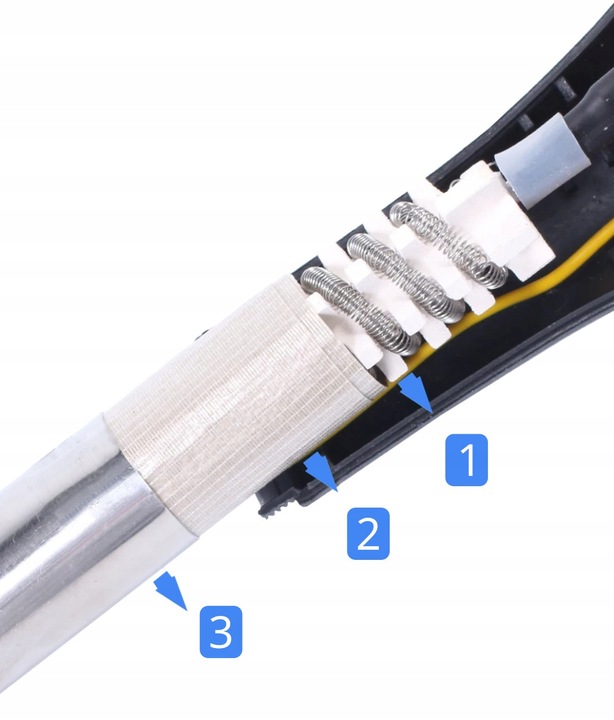 HOTAIR Stacja lutownicza WEP 858D wersja na TRAFO duży nadmuch ciężka