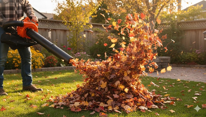 DMUCHAWA SPALINOWA DO LIŚCI ŚNIEGU ODKURZACZ OGRODOWA Z ROZDRABNIACZEM