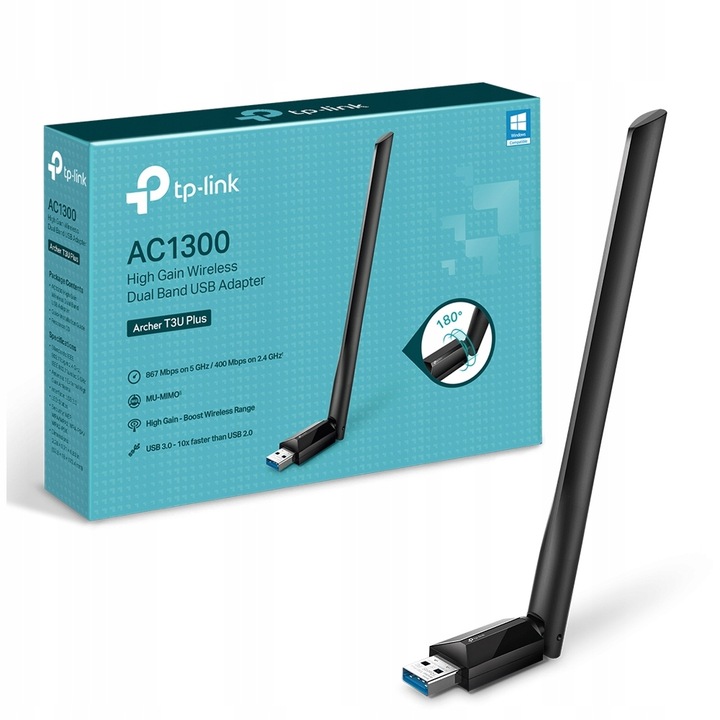 Karta sieciowa zewnętrzna TP-Link Archer T3U Plus