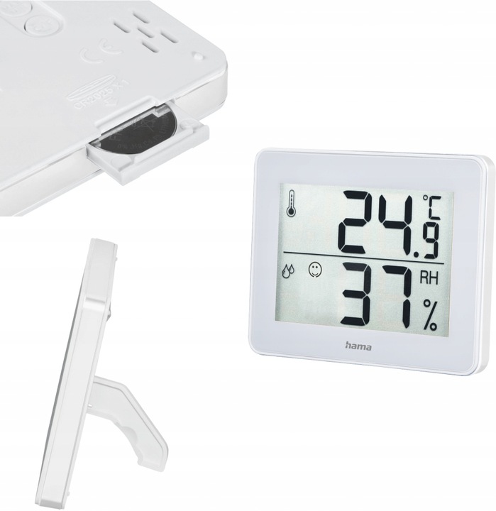 Termometr higrometr Hama TH-130 biały