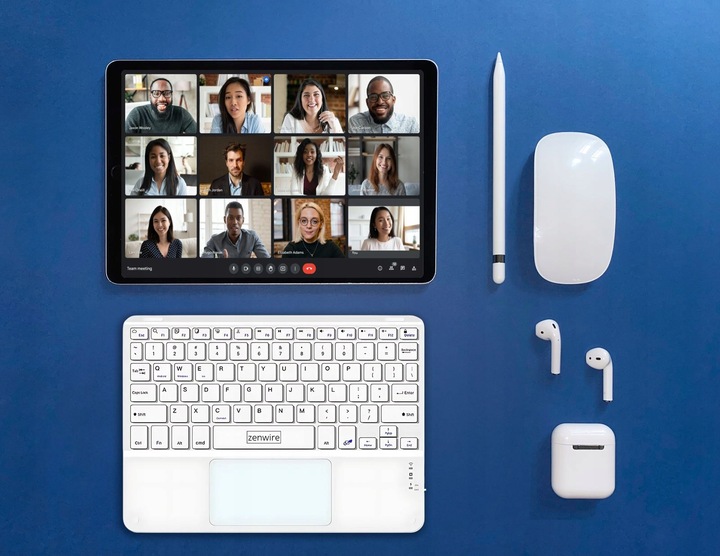 Klawiatura Bezprzewodowa Bluetooth Touchpad SLIM do Telefonu Tabletu iPad