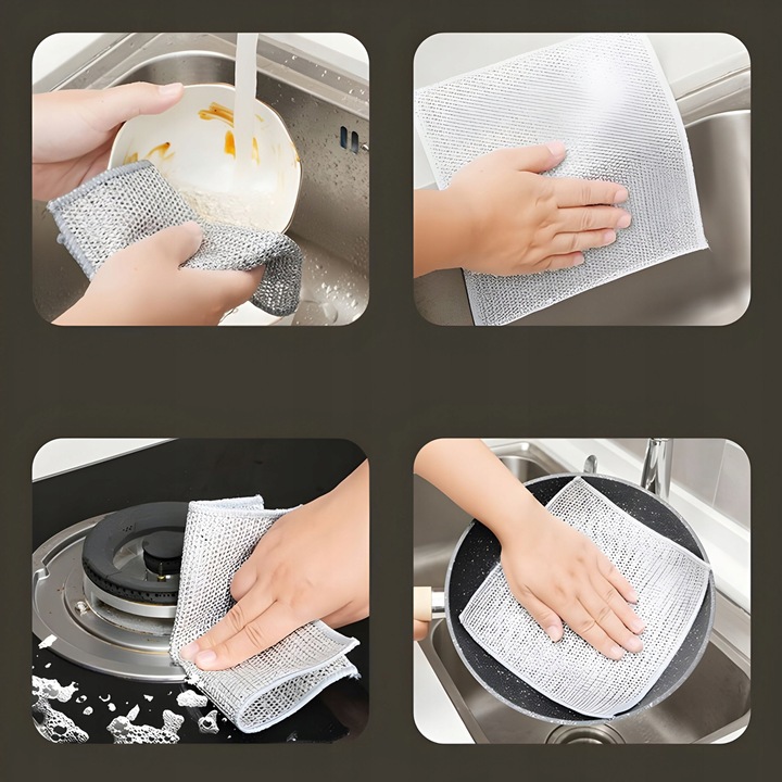 MAGICZNE ŚCIERECZKI DRUCIANE Ściereczka Ścierka Kuchenna Uniwersalna 20 szt