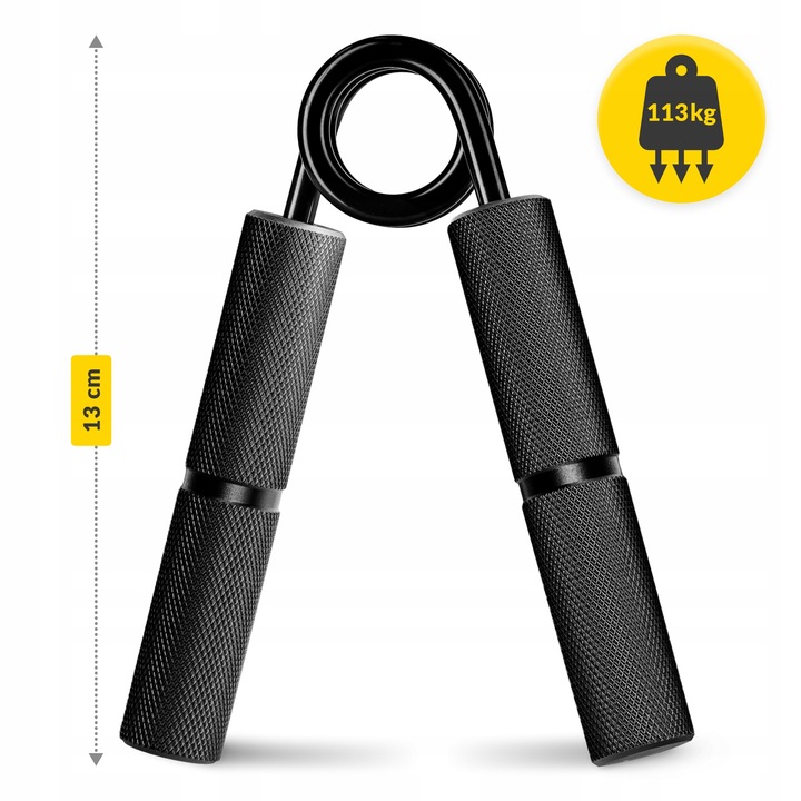 ŚCISKACZ DO RĄK DŁONI ANTYPOŚLIZGOWY TRENING DUŻY OPÓR DO 113 kg