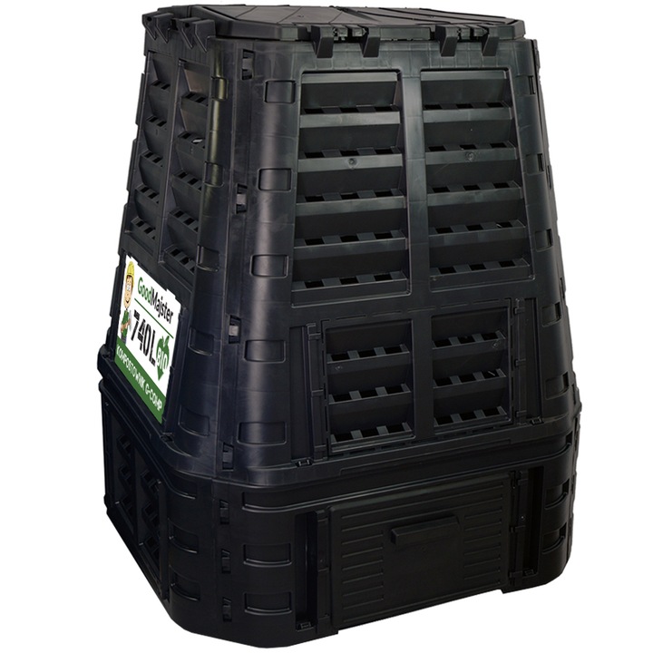 KOMPOSTOWNIK MODUŁOWY 740L CZARNY G-COMP POLSKI