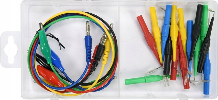 YATO IGŁY SONDY KOŃCÓWKI BANAN-KROKODYL POMIAROWE DO MULTIMETRÓW