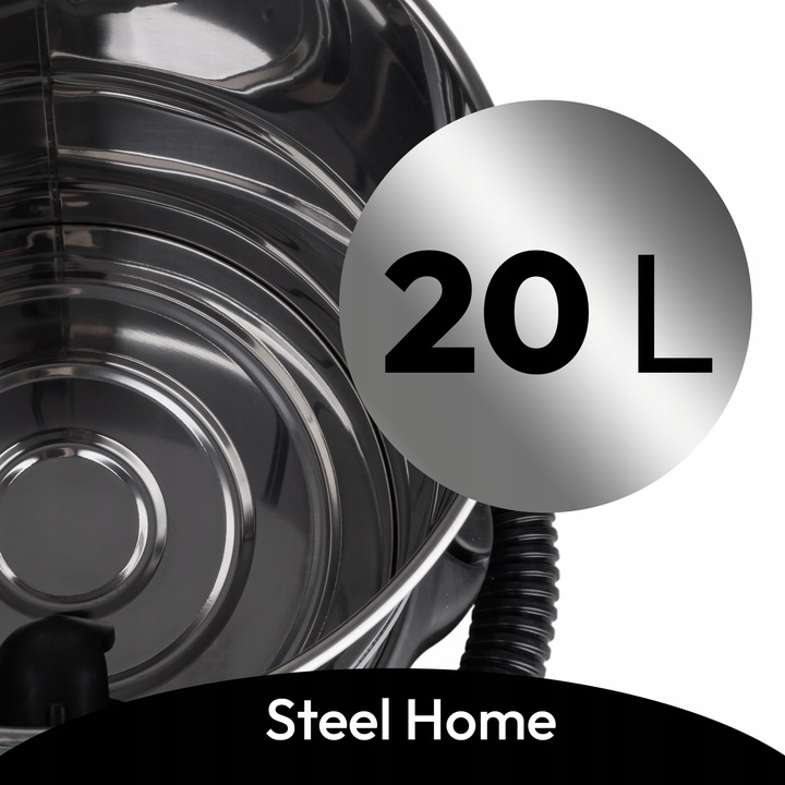 ODKURZACZ PRZEMYSŁOWY DO POPIOŁU PIECA KOMINKA 20L HEPA 2200W +