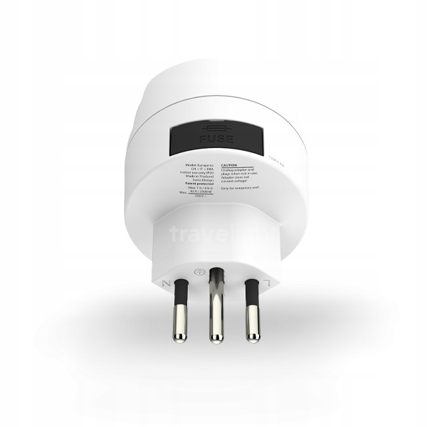 SKROSS Adapter Przejściówka z EU do Włoch, Szwajcarii, Brazylii 3w1