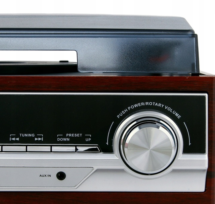 CR 1168 Gramofon z Radiem, Bluetooth, MP3, USB i Nagrywaniem