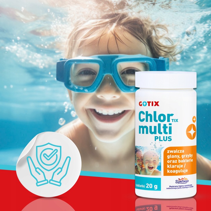 Chlor do Basenu Jacuzzi SPA Tabletki Multifunkcyjne Chemia do Basenu -