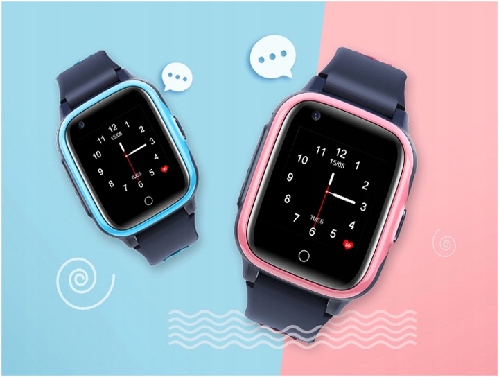 SMARTWATCH ZEGAREK TELEFON DLA DZIECI ROZMOWY SMS POLSKIE MENU GPS 4G