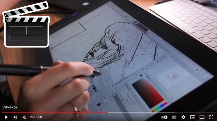 PROFESJONALNY Tablet graficzny BOSTO DOTYK buttons