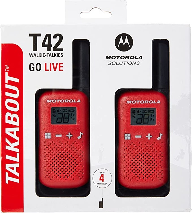MOTOROLA T42 GO LIVE KRÓTKOFALÓWKI PMR 4szt. 4km