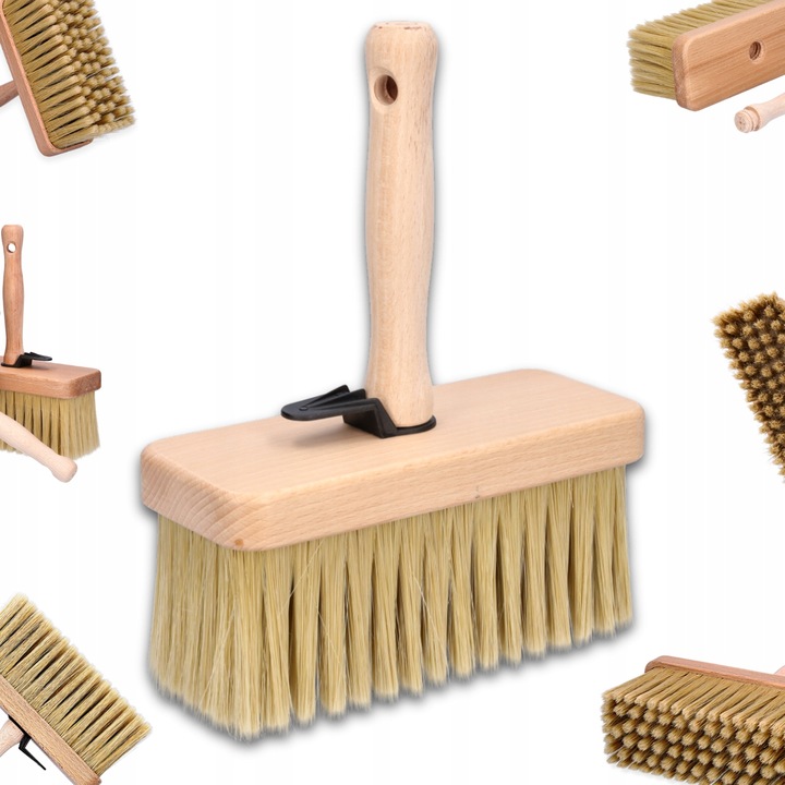 ŁAWKOWIEC 180 mm PL GĘSTY Pędzel Malarski Tapeciak 18cm CHLAPAK