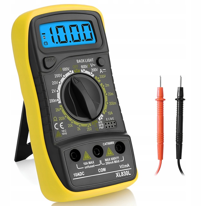 PROFESJONALNY MIERNIK CYFROWY MULTIMETR PRĄDU NAPIĘCIA UNIWERSALNY