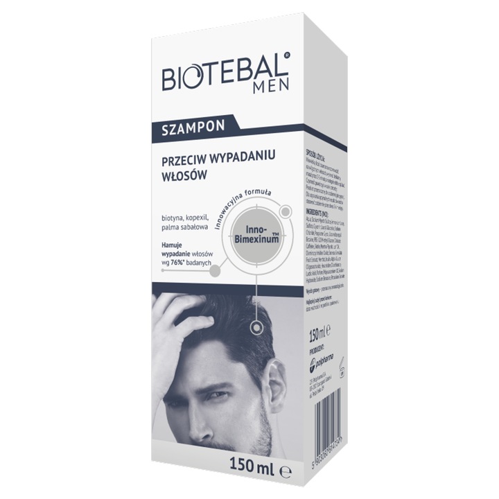 BIOTEBAL MEN SZAMPON DO WŁOSÓW 150ML
