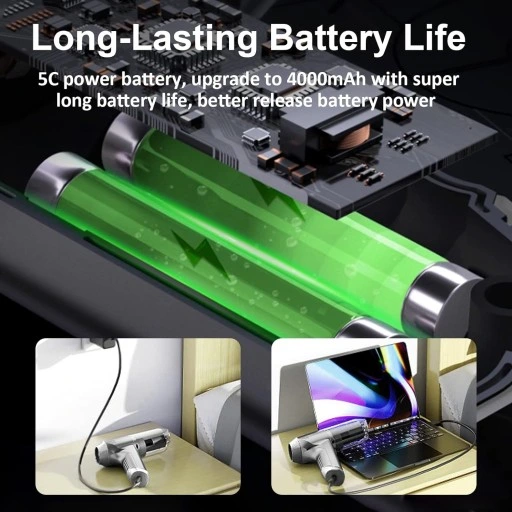 Bezprzewodowy ręczny odkurzacz samochodowy, do domu, biura z filtrem HEPA