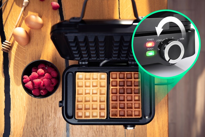 GOFROWNICA NA 2 DUŻE GOFRY REGULACJA TEMPERATURY MOCNA NIEWYCIEKAJĄCA