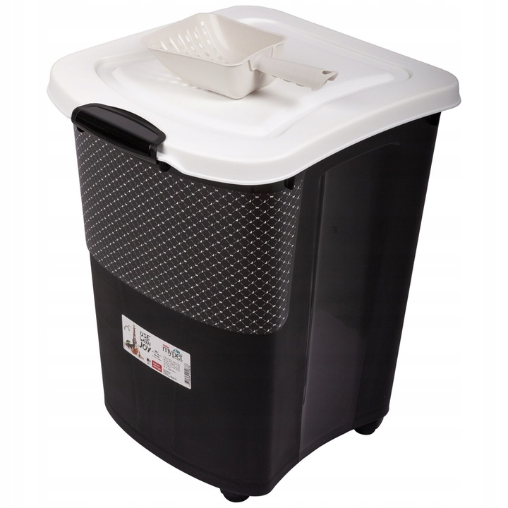 Pojemnik na karmę na kółkach Rotho ARCHIE 38L 18kg