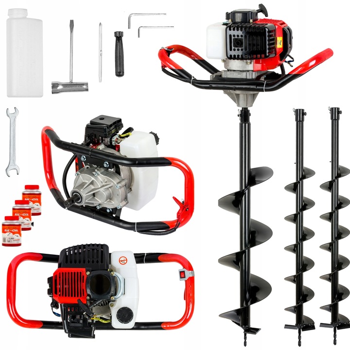 MOCNA WIERTNICA GLEBOWA ŚWIDER SPALINOWY 10/15/20 SŁUPKÓW OGORDZENIA