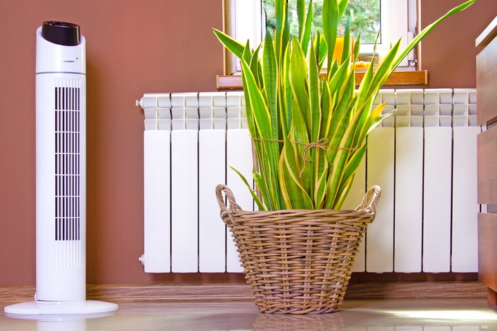 WENTYLATOR PIONOWY PODŁOGOWY KOLUMNOWY LED OSCYLACJA LEHMANN CARLINI