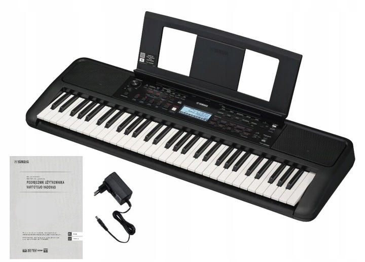 YAMAHA PSR-E383 KEYBOARD DYNAMICZNA KLAWIATURA 61 KLAWISZY