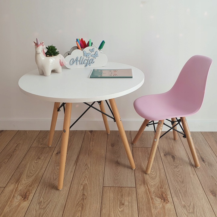 Przybornik Organizer na biurko kredki Chmurka imię dekoracja prezent wzory