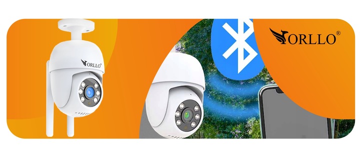 Kamera IP WiFi Zewnętrzna Obrotowa Bezprzewodowa 4Mpx ORLLO TZ2 PRO +GRATIS