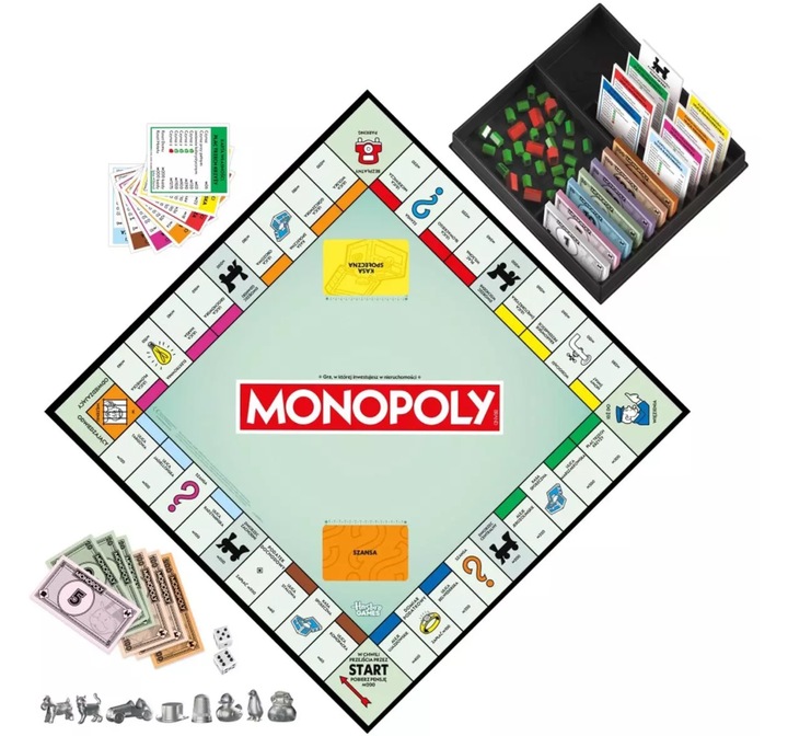 ORYGINALNA GRA MONOPOLY CLASSIC POLSKA HASBRO NEW
