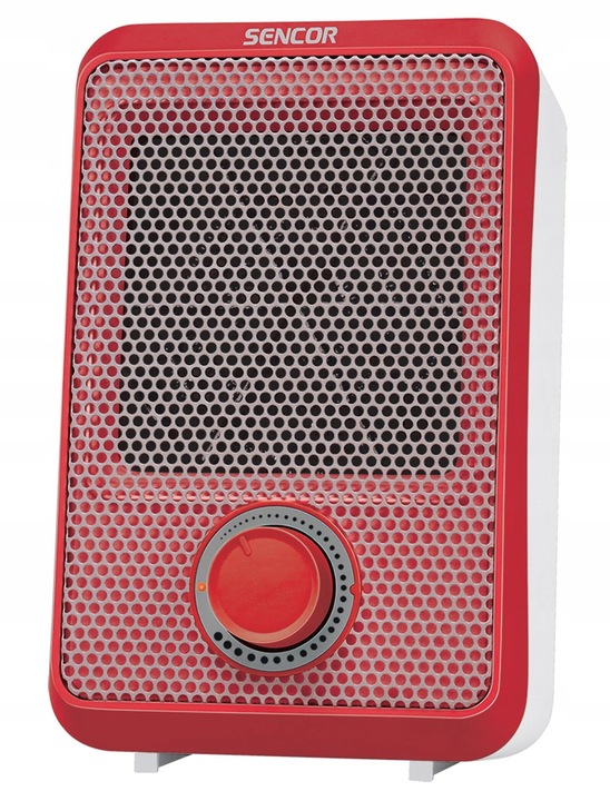 Farelka Mini Grzejnik Elektryczny Sencor 600 W Czerwony Termostat